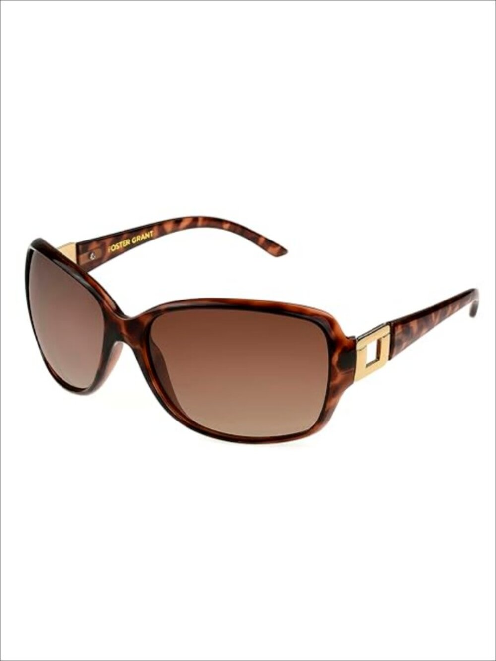 Polarized Rectangular Sunglasses Scratch Impact Resistant UV Protection